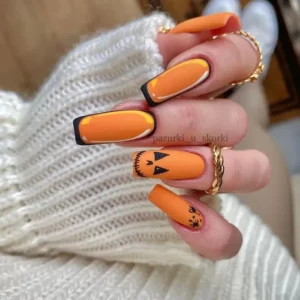 comic halloween nails